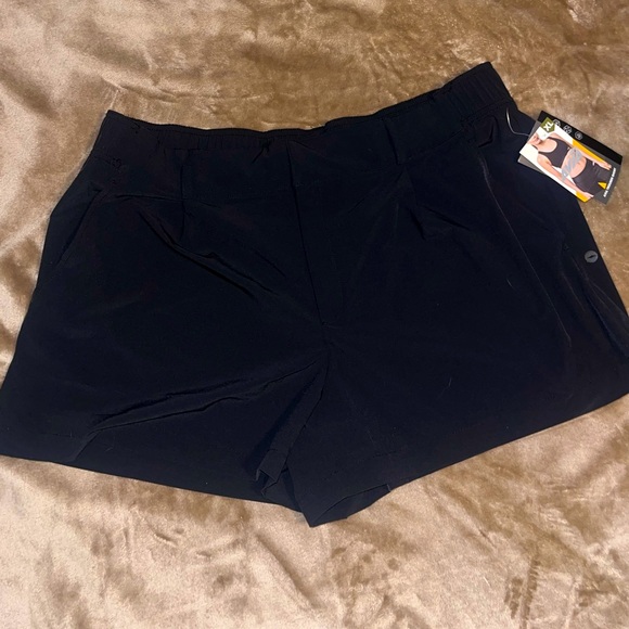Avia Pants - Black Trouser Style Shorts